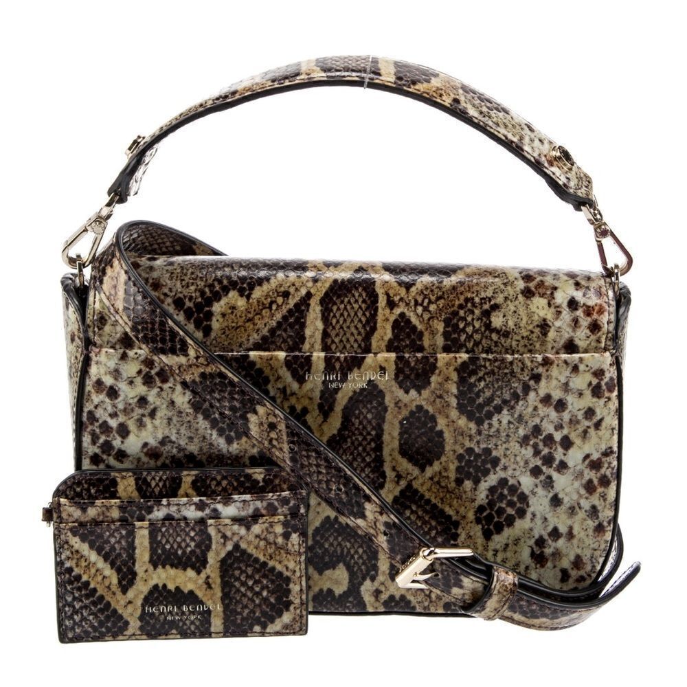 Henri Bendel Snakeskin Convertible Bag - Picture 2 of 11